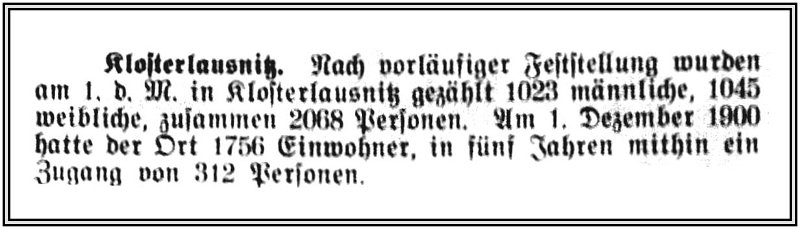 1905-12-09 Kl Volkszaehlung
